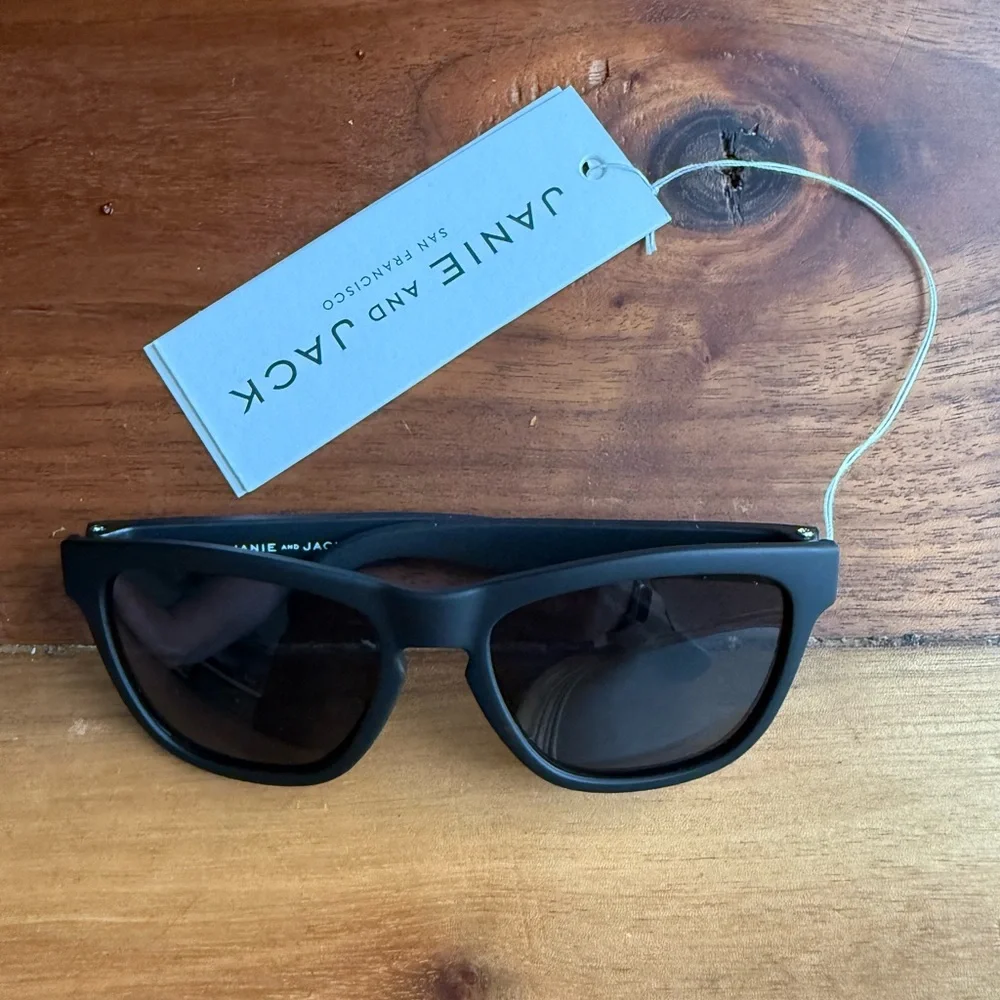 Janie and Jack Classic Black Sunglasses